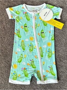 🥒Little Sleepies Pickle Power Shorty 18-24